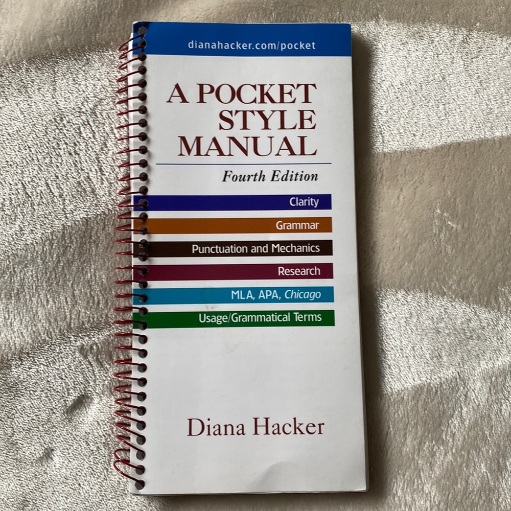 A pocket style manual